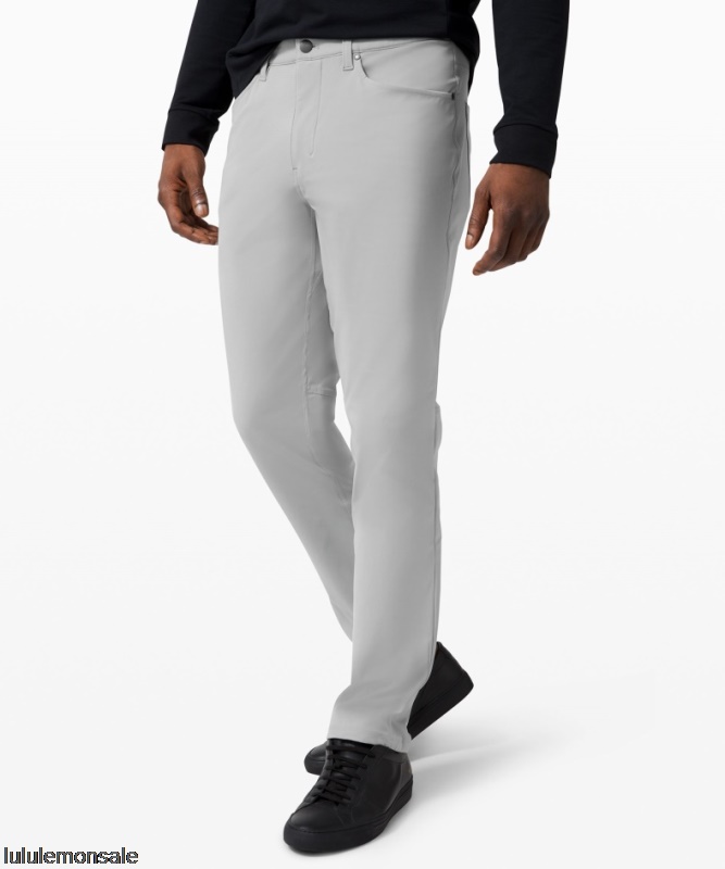 Lululemon Deutschland DELULU1069 | Lululemon Deutschland Silver Drop Abc Classic-fit Hose 34 Warpstreme
