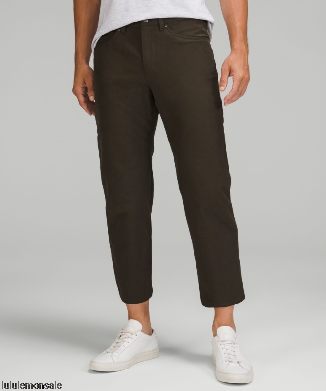 Lululemon Deutschland DELULU676 | Lululemon Deutschland Dark Olive Abc Locker Geschnittene Kurz Geschnittene Hose Utilitech