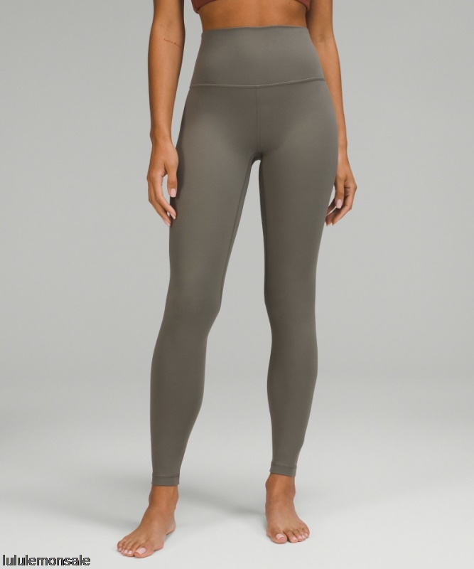 Lululemon Damen DELULU032 | Grey Sage Align Hochhaushose 28