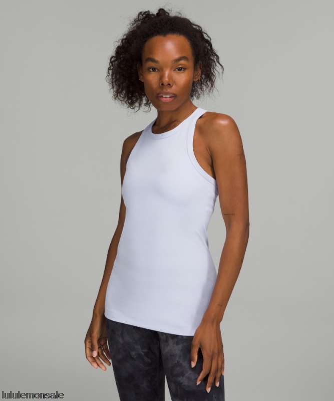 Lululemon Damen DELULU559 | Lululemon Deutschland Pastel Blue Align Hüftlanges Tanktop Mit Racerback Nur Online