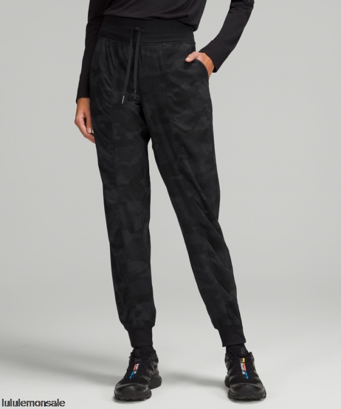 Lululemon Damen DELULU231 | Dance Studio Halbhohe Jogginghose Schwarz
