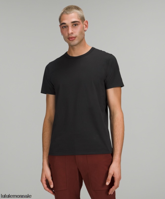 Lululemon Deutschland DELULU795 | Das Fundamentale T-shirt Schwarz