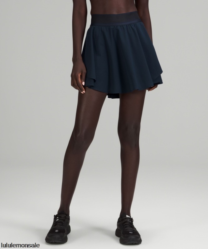Lululemon Damen DELULU412 | Lululemon Deutschland True Navy Court Rival Hoch Sitzender Rock Lang