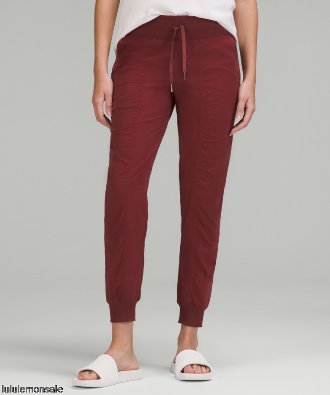 Lululemon Damen DELULU229 | Lululemon Deutschland Red Merlot Dance Studio Mittelhohe Jogginghose