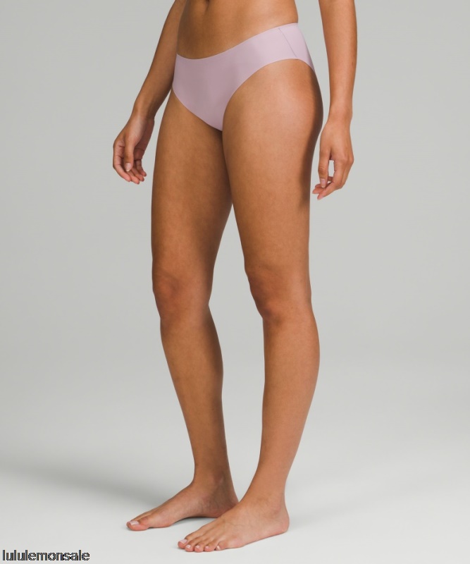 Lululemon Damen DELULU573 | Invisiwear Halbhohe Bikini-Unterwäsche Dusty Rose