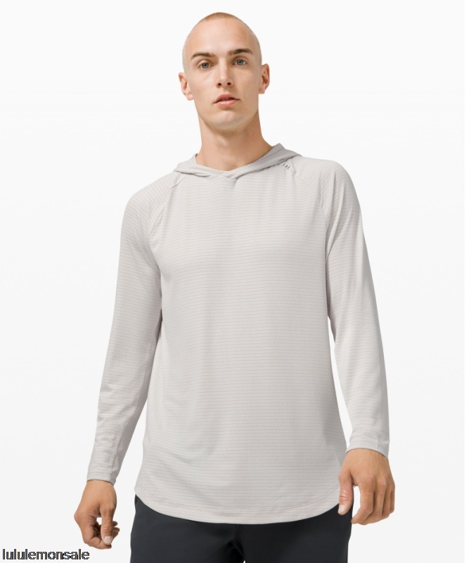 Lululemon Deutschland DELULU645 | Drysense Trainings-Hoodie Heathered Vapor