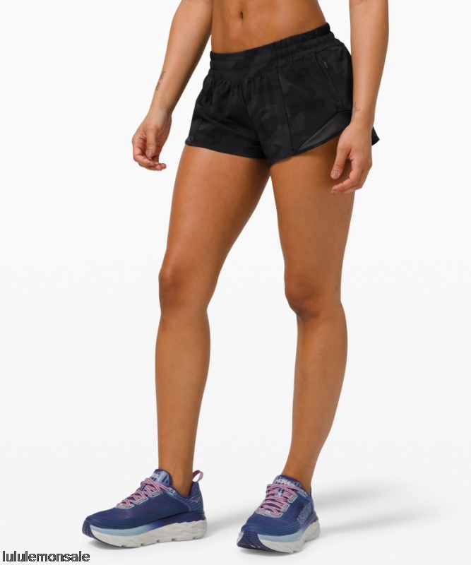 Lululemon Damen DELULU346 | Lululemon Deutschland Tiefkohle Hotty Hot Low-rise Gefüttert Kurz 2.5