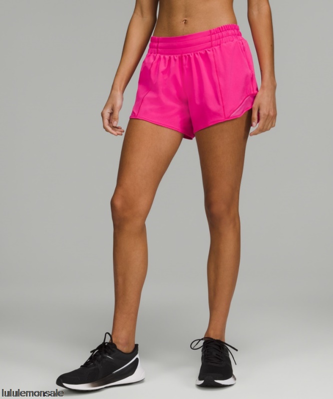 Lululemon Damen DELULU274 | Lululemon Deutschland Sonic Pink Hotty Hot Low-rise Gefütterte Shorts 4