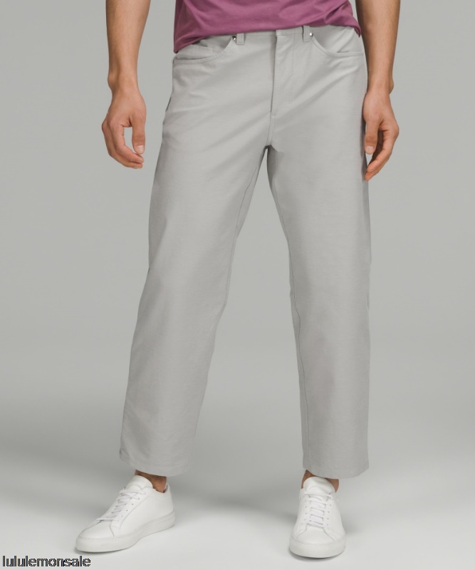 Lululemon Deutschland DELULU677 | Seal Grey Abc Locker Geschnittene Kurz Geschnittene Hose Utilitech