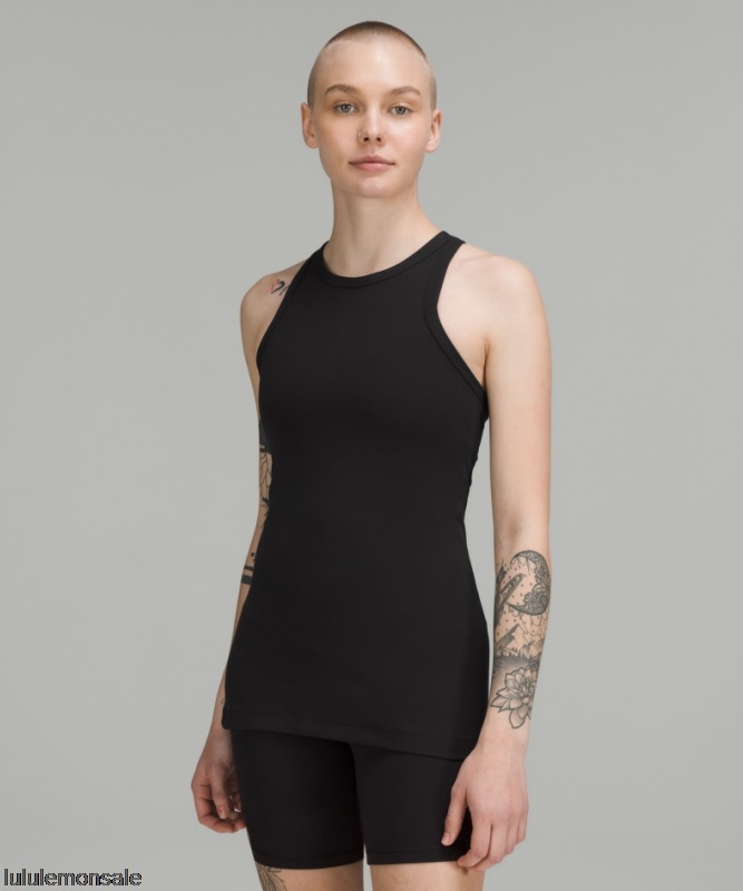 Lululemon Damen DELULU564 | Align Hüftlanges Tanktop Mit Racerback Online Nur Schwarz