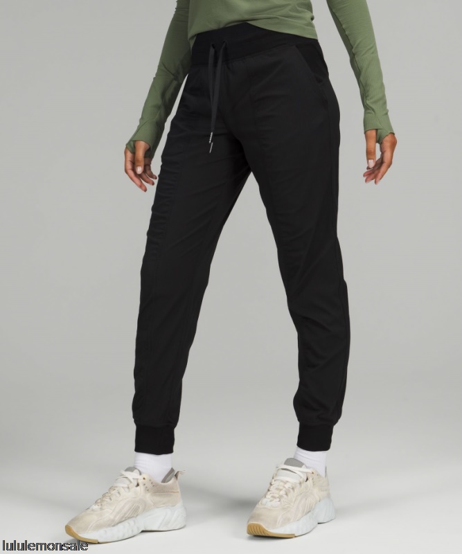 Lululemon Damen DELULU233 | Schwarz Dance Studio Jogger Mit Halber Höhe