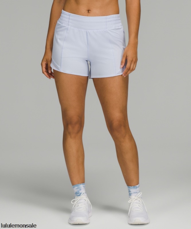 Lululemon Damen DELULU263 | Pastel Blue Hotty Hot High-rise Lined Short 4