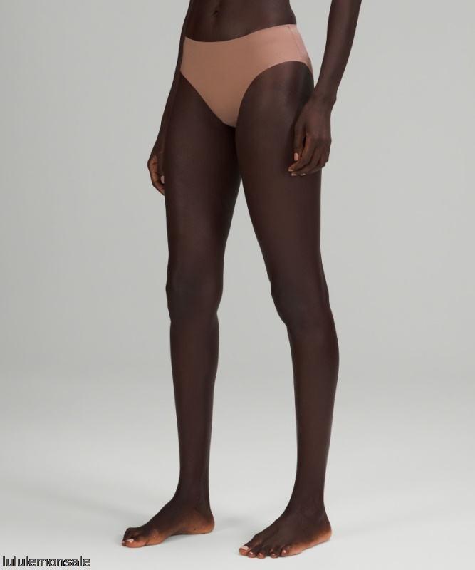 Lululemon Damen DELULU575 | Twilight Rose Invisiwear Halbhohe Bikini-Unterwäsche