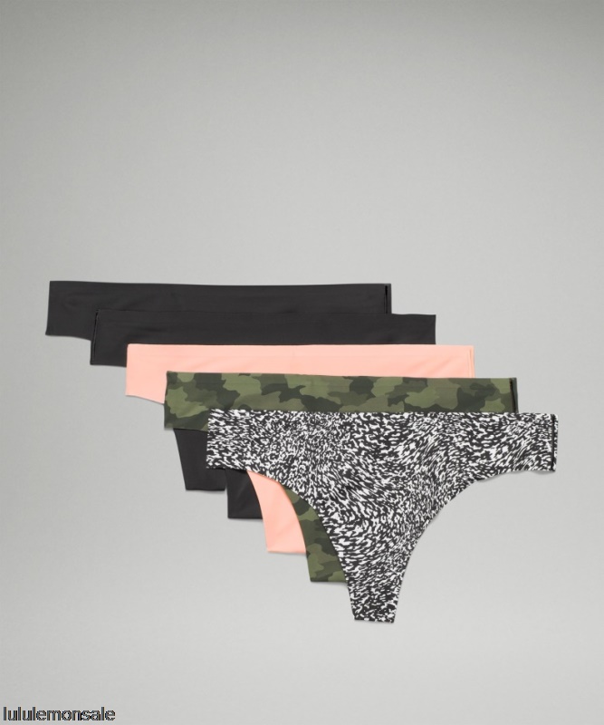 Lululemon Damen DELULU083 | Mirrorify Black Multi Wunder Train High-rise Crop 23