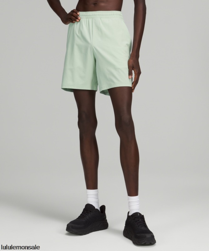 Lululemon Deutschland DELULU851 | Arctic Green Pace Breaker Linerless Short 7