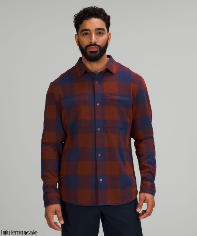 Lululemon Verkauf DELULU605 | Night Sea Weiches Strick-overshirt