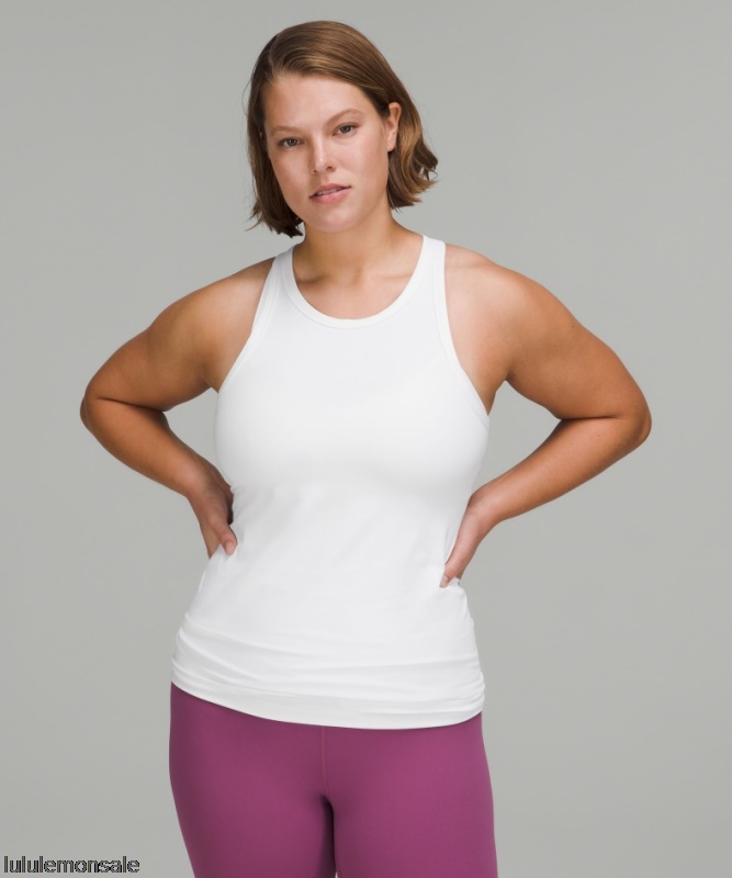Lululemon Damen DELULU558 | Align Hüftlanges Tanktop Mit Racerback Online Only White
