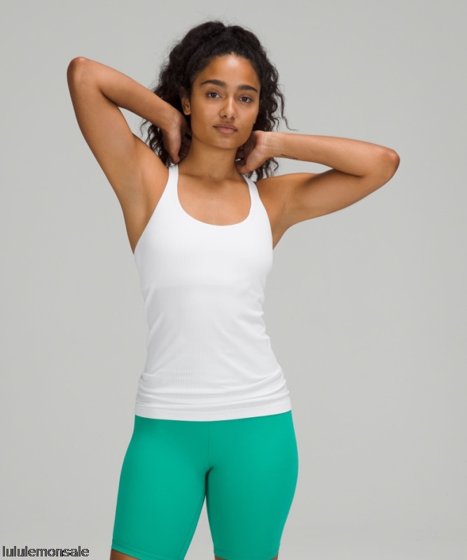 Lululemon Damen DELULU528 | Ebb To Street Tanktop Weiß