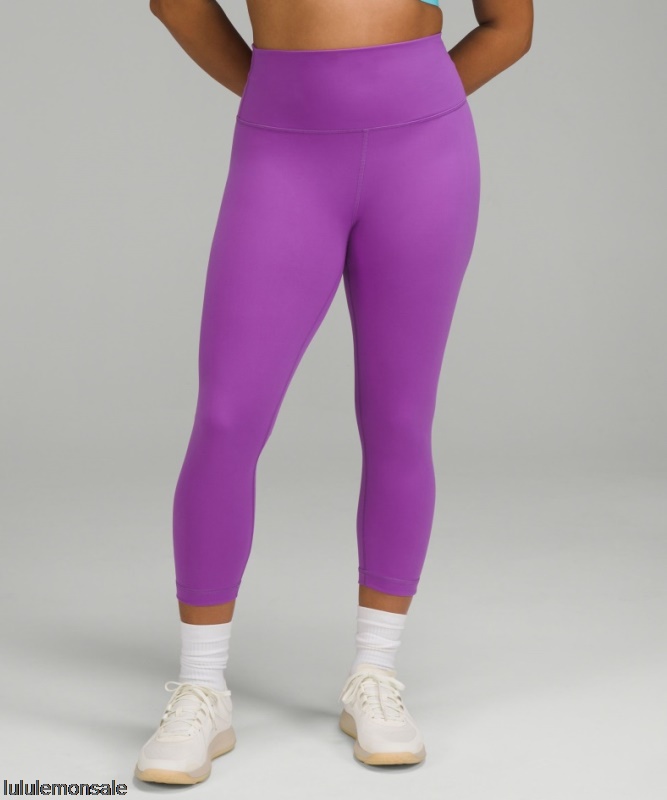 Lululemon Damen DELULU076 | Lululemon Deutschland Moonlit Magenta Wunder Train High-rise Crop 23