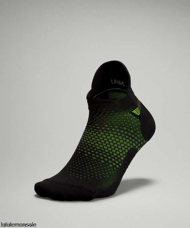 Lululemon Deutschland DELULU925 | Lululemon Deutschland Black Macropillow Tab Laufsocke Mittlere Dämpfung