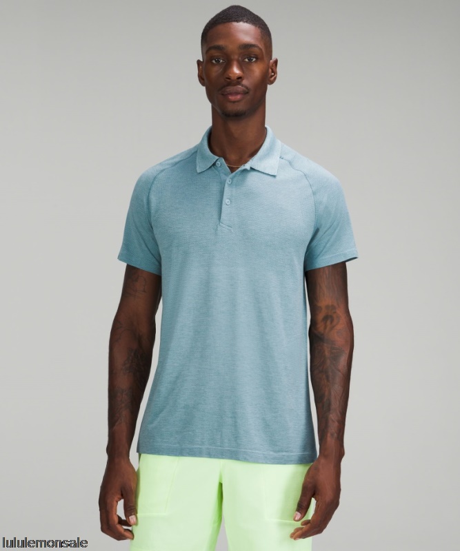 Lululemon Verkauf DELULU733 | Lululemon Deutschland Crest Metal Vent Tech Poloshirt 2.0