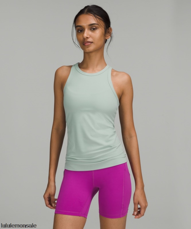Lululemon Damen DELULU561 | Align Hüftlanges Tanktop Mit Racerback Online Nur Silberblau