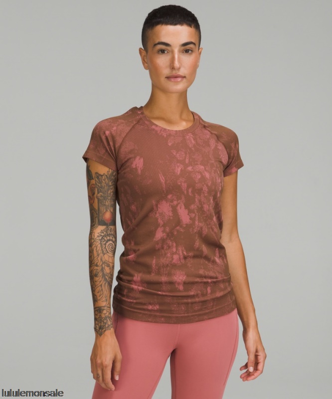Lululemon Damen DELULU151 | Lululemon Deutschland Brier Rose Swiftly Tech Kurzarmshirt 2.0
