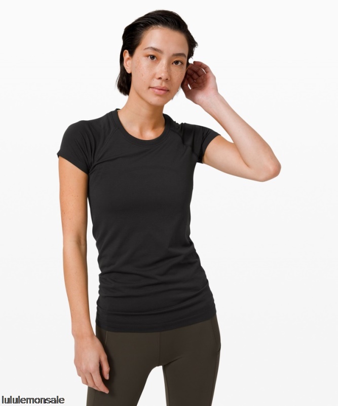 Lululemon Damen DELULU154 | Lululemon Deutschland Black Swiftly Tech Kurzarmshirt 2.0