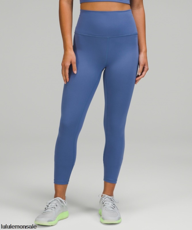 Lululemon Damen DELULU057 | Wunder Train Hoch Sitzende Strumpfhose Mit Taschen 25 Wassertropfen